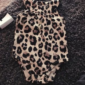 9-12 months onesie Leopard print juicy couture